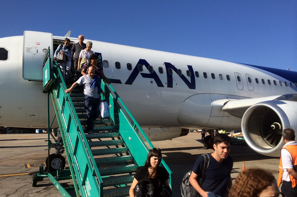 01a Getting Off The Plane At Buenos Aires Aeroparque Internacional Jorge Newbery Airport Buenos Aires